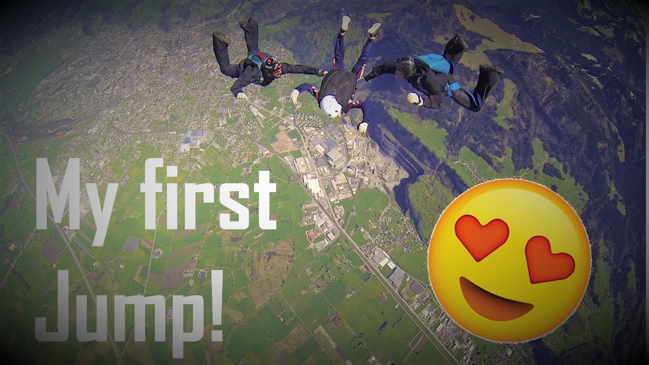 My first Jump! - Skydiving in Slo-Motion