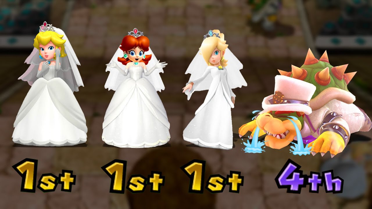 【マリオパーティシリーズ】すべての1 Vs 3 ミニゲーム プリンセス VS クッパ (CPU最強 たつじん)