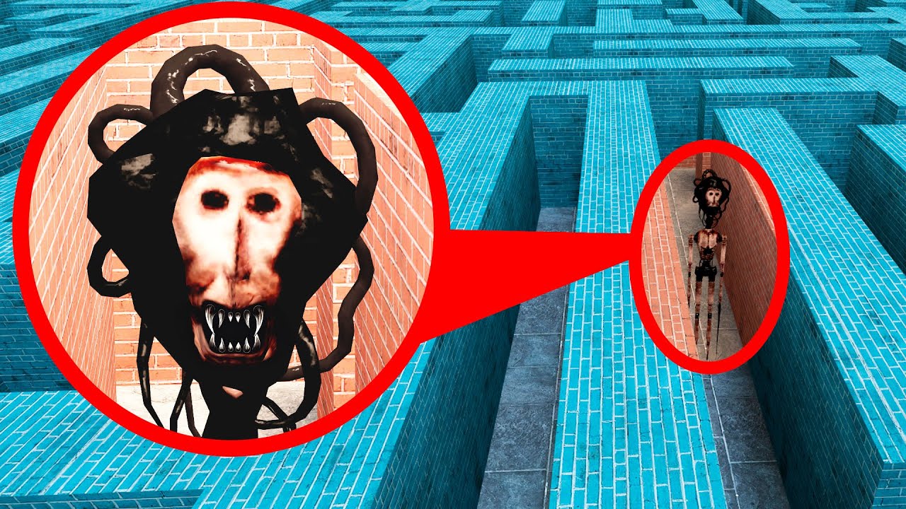ЕСЛИ УВИДИШЬ ЭТОГО СТРАШНОГО МОНСТРА LOCUST В ЛАБИРИНТЕ СРОЧНО БЕГИ ► Garry's Mod