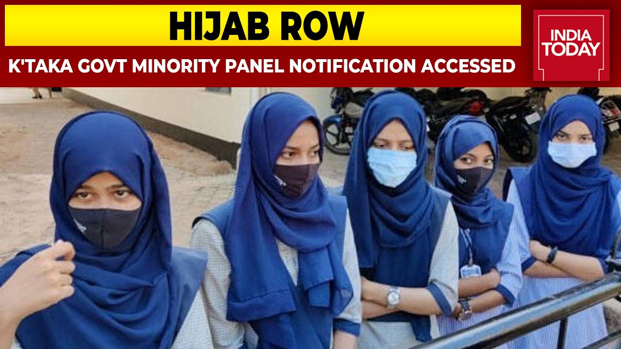 Karnataka Govt Minority Panel Notification Accessed, Notification: No Hijab In Class For Now