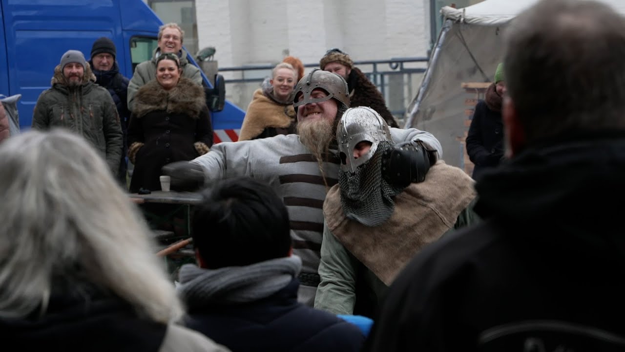 Met und Ritterkämpfe beim Mittelaltermarkt in Wismar
