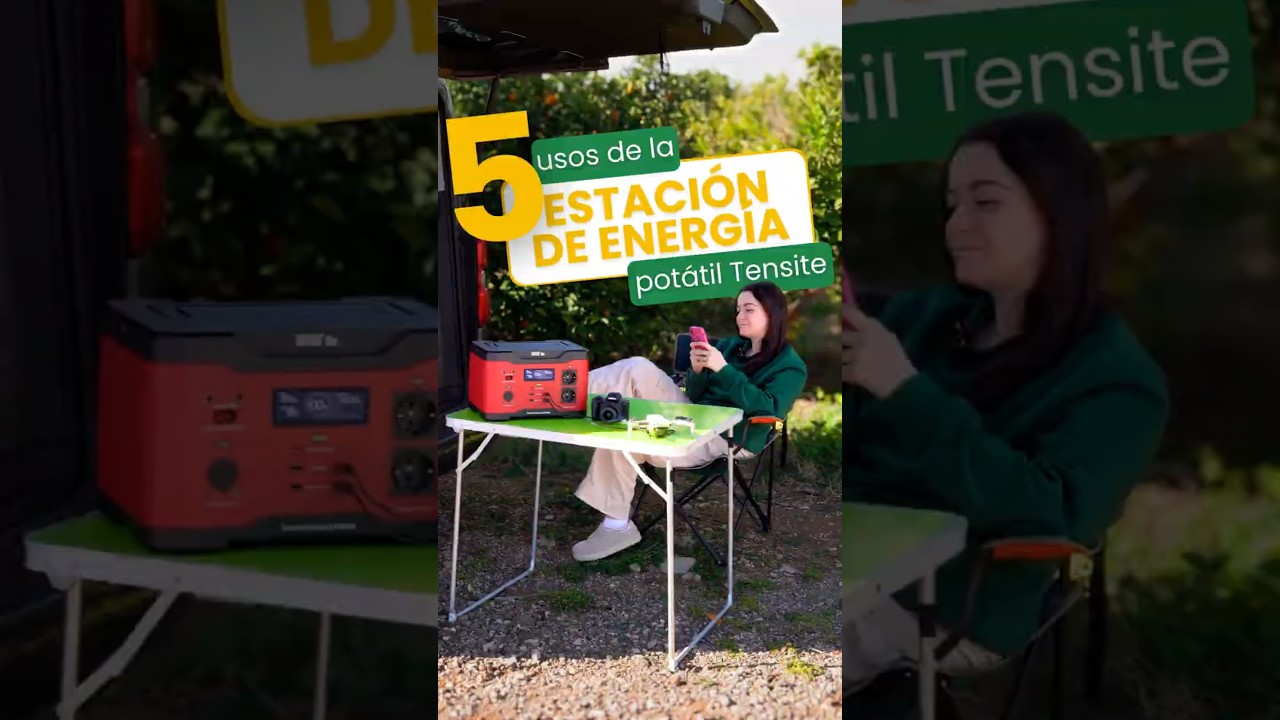 🖐️ 5 usos de la Estaci&oacute;n de Energ&iacute;a Port&aacute;til Tensite para tus aventuras en #camper y #caravana 🚐
