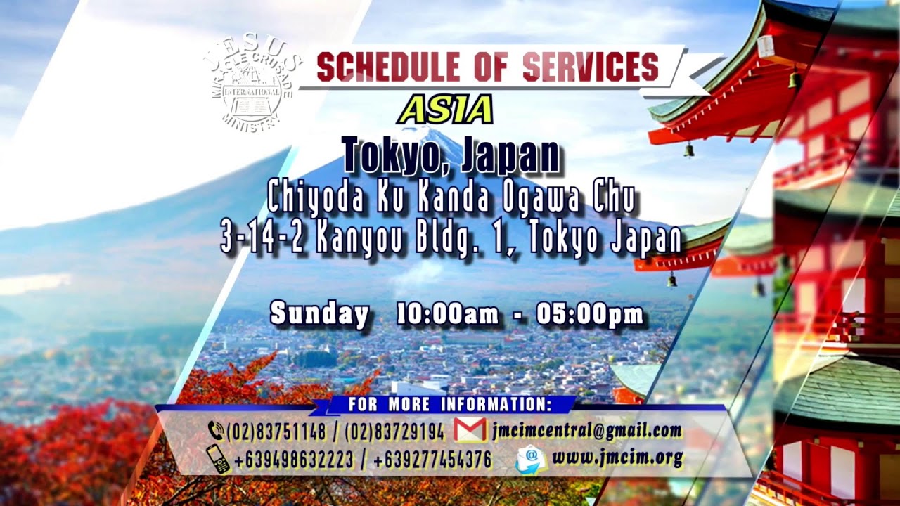 𝗝𝗠𝗖𝗜𝗠 𝗧𝗔𝗥𝗟𝗔𝗖 𝐋𝐢𝐯𝐞 𝐒𝐭𝐫𝐞𝐚𝐦𝐢𝐧𝐠 𝐎𝐟 𝙎𝙪𝙣𝙙𝙖𝙮 𝙂𝙚𝙣𝙚𝙧𝙖𝙡 𝙒𝙤𝙧𝙨𝙝𝙞𝙥 | January 18. 2026.