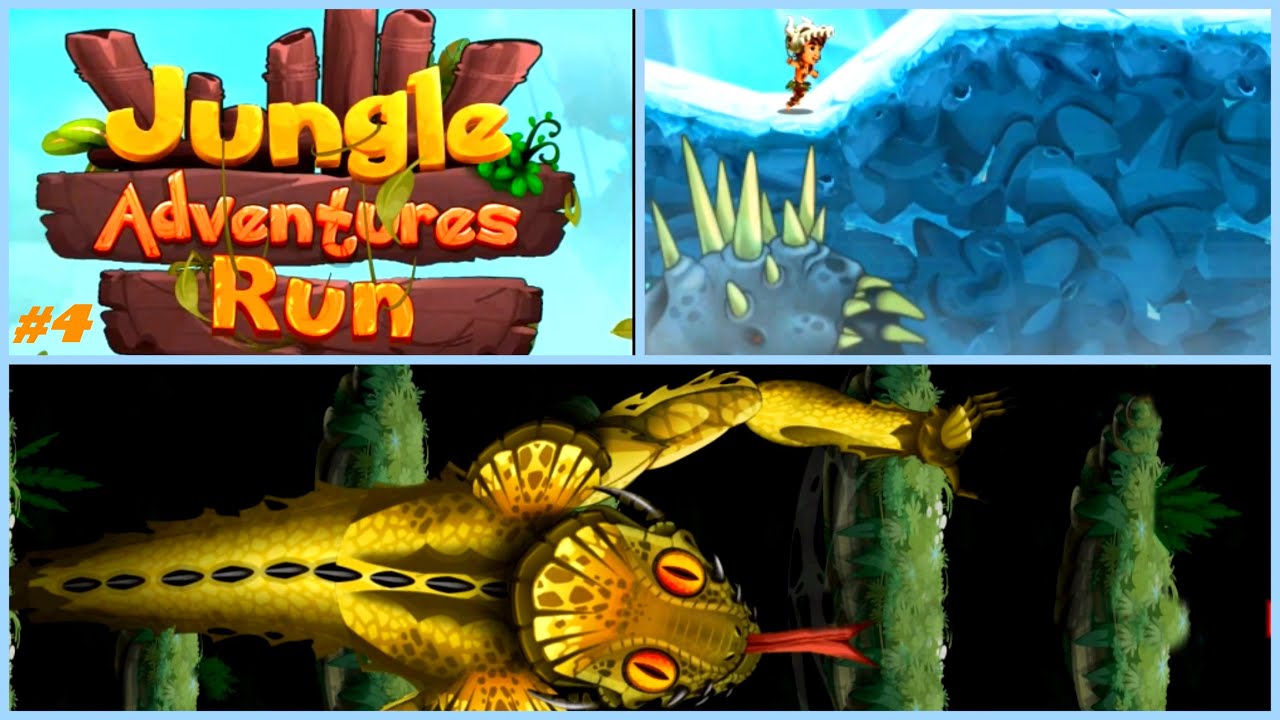 Jungle Adventures Run! Part 4. Addu vs monsters! Гонки и приключения в джунглях! Часть 4! Монстры!