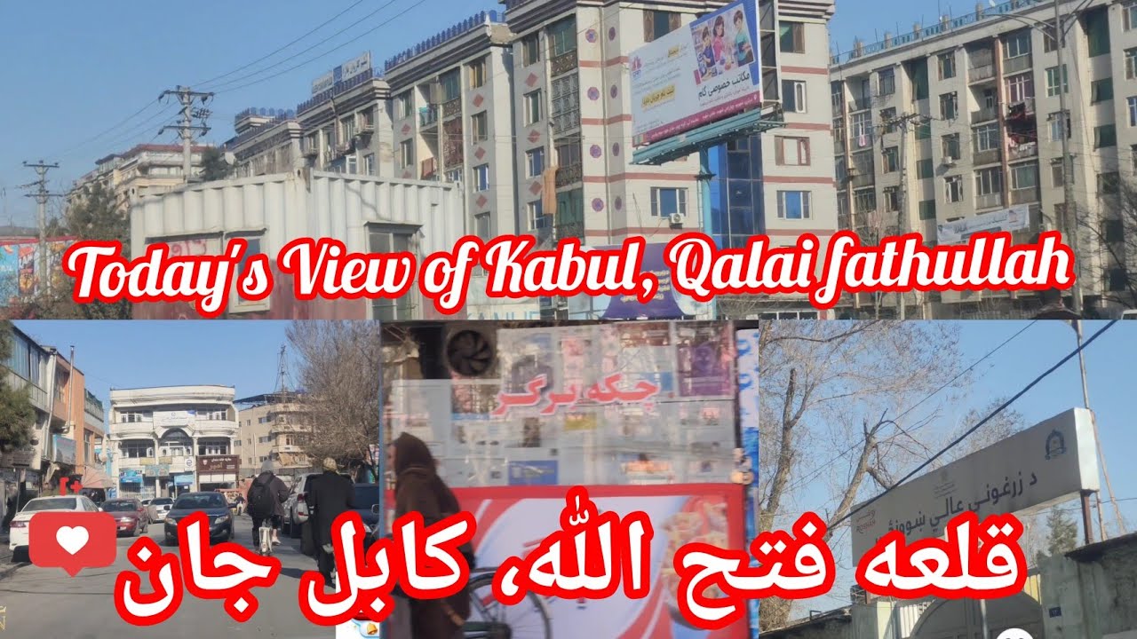Fresh view from Qalai fathullah, Kabul | See the beauty of Kabul jan today