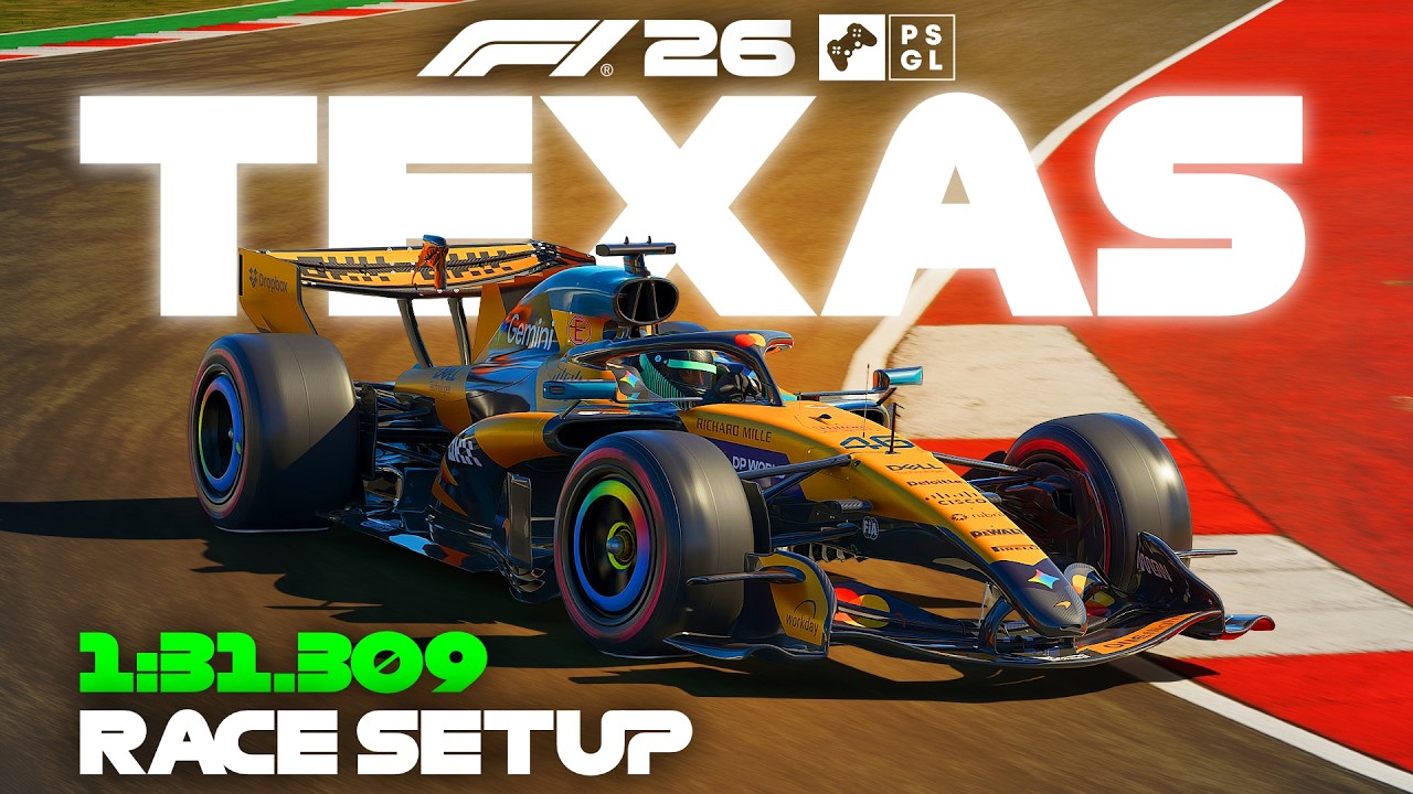 F1 26 PSGL TEXAS Qualify lap + Race setup 💪