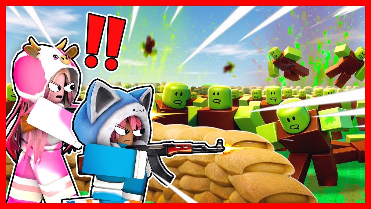 ATUN & MOMON MENGGABUNGKAN PRAJURIT UNTUK MENJADI LEBIH HEBAT DAN MELAWAN ZOMBIE !! Roblox