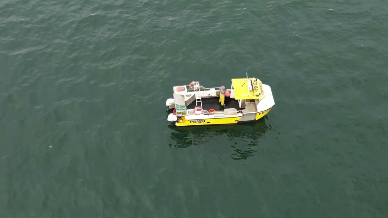 R.N.L.I Lifeguards,beautiful Elie Beach, rude skipper ,drone view