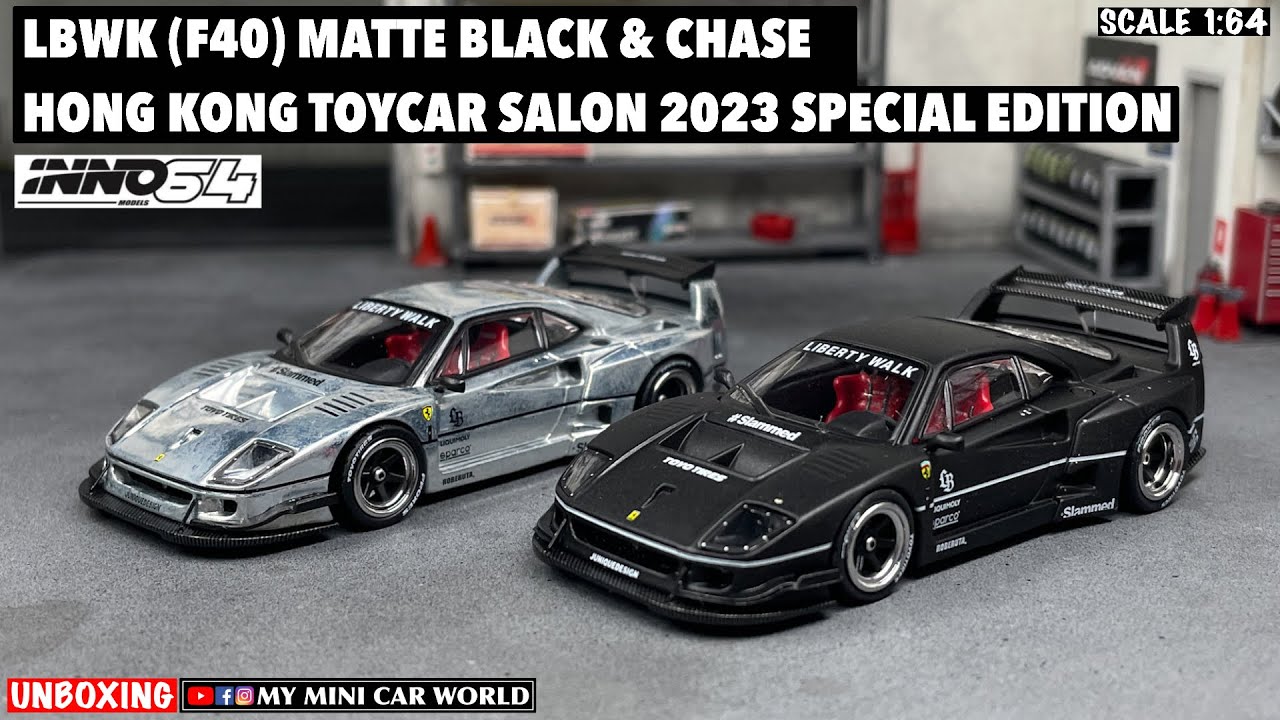 『MY MINI CAR WORLD』UNBOXING INNO64 1/64 LBWK (F40) HONG KONG TOYCAR SALON 2023 SPECIAL EDITION