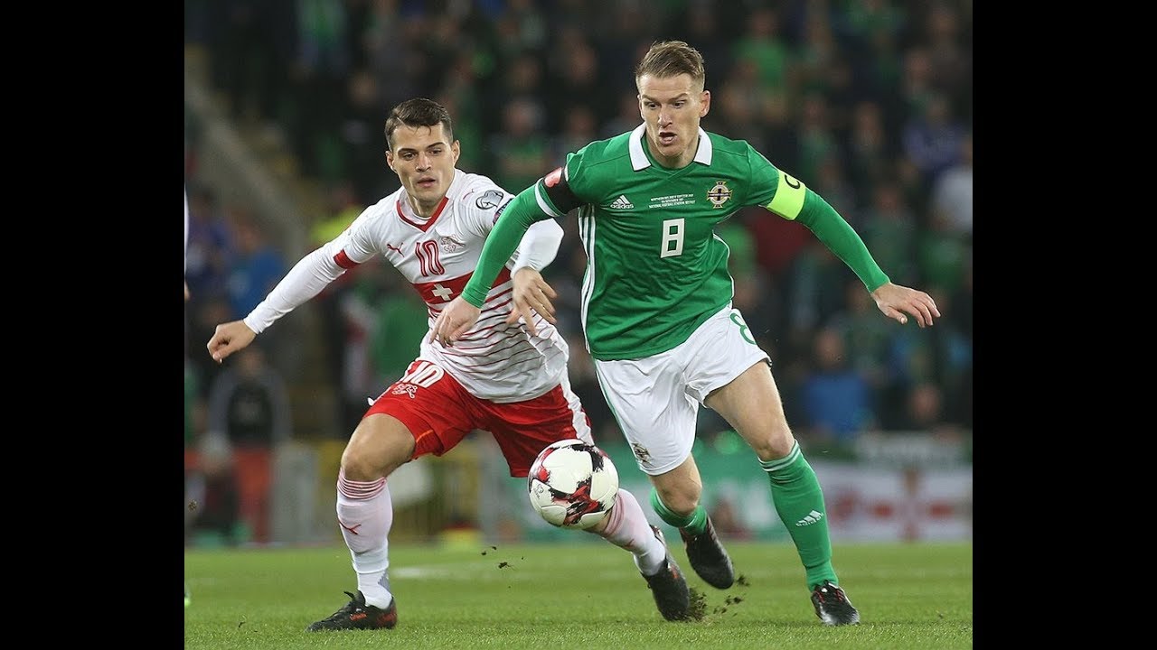 Northern Ireland vs Switzerland. World Cup Playoff 1st Leg November 9th 2017