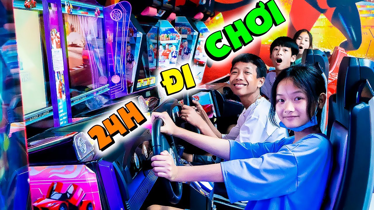 Thái Chuối | Thử Thách 24H Quậy Banh Nóc Khu Vui Chơi - Kỉ Niệm Đáng Nhớ