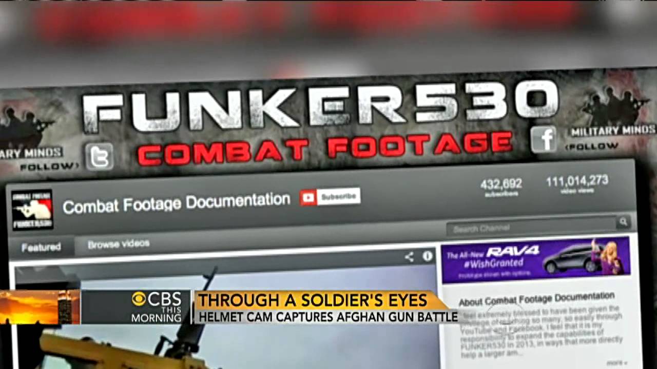 Helmet cam video capturing Afghan gun battle goes viral