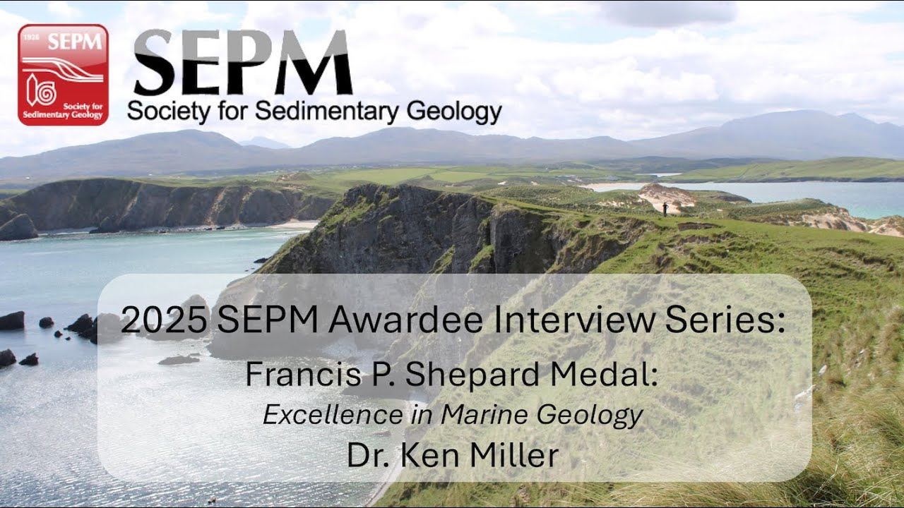 2025 SEPM Awards Shepard Medal Dr. Ken Miller