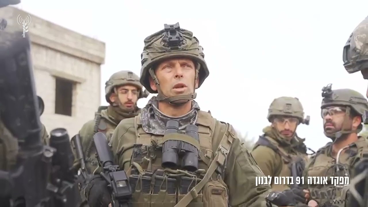 Israeli Troops from the Army&rsquo;s 91st Division Operate in Southern Lebanon