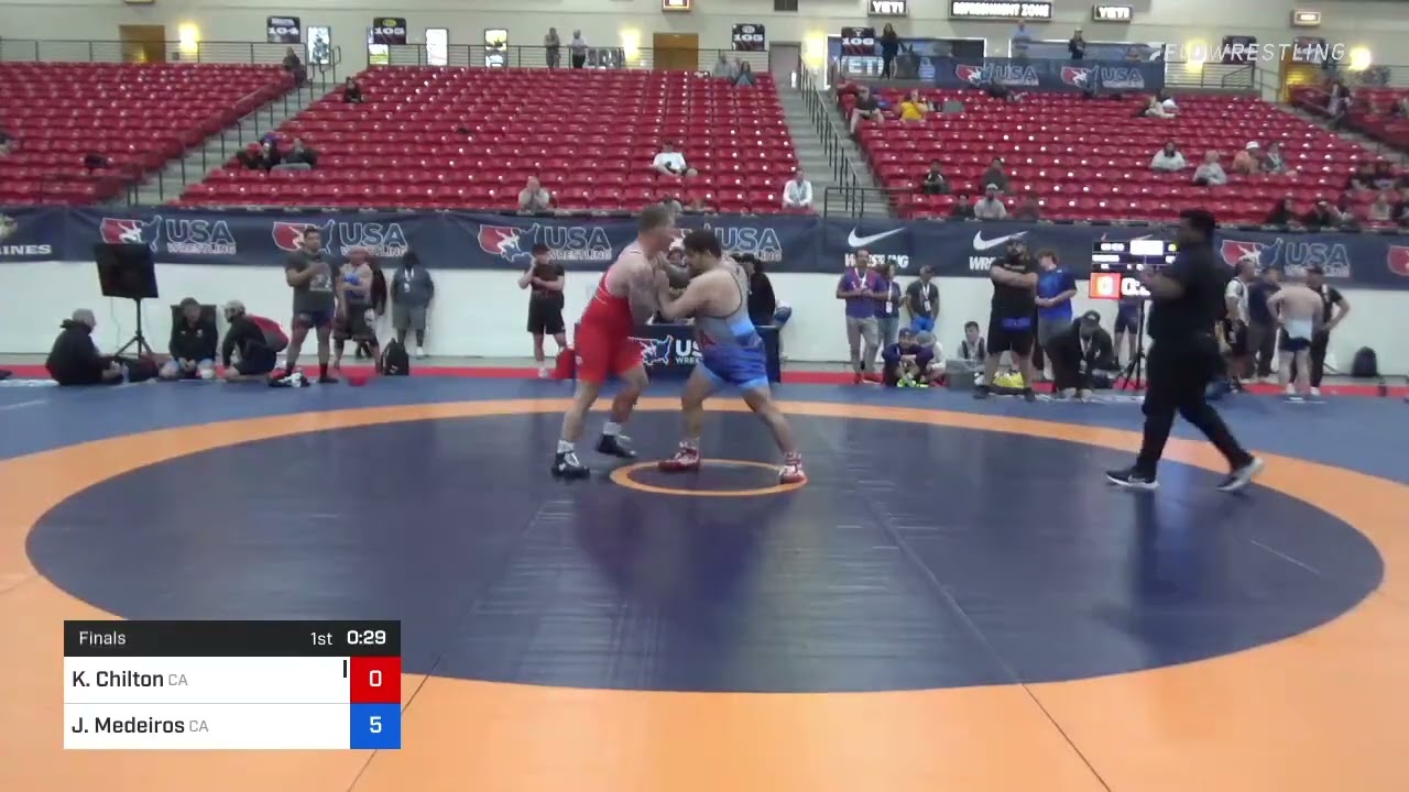 100 Lbs Final - Kevin Chilton, California Vs James Medeiros, California 72aa
