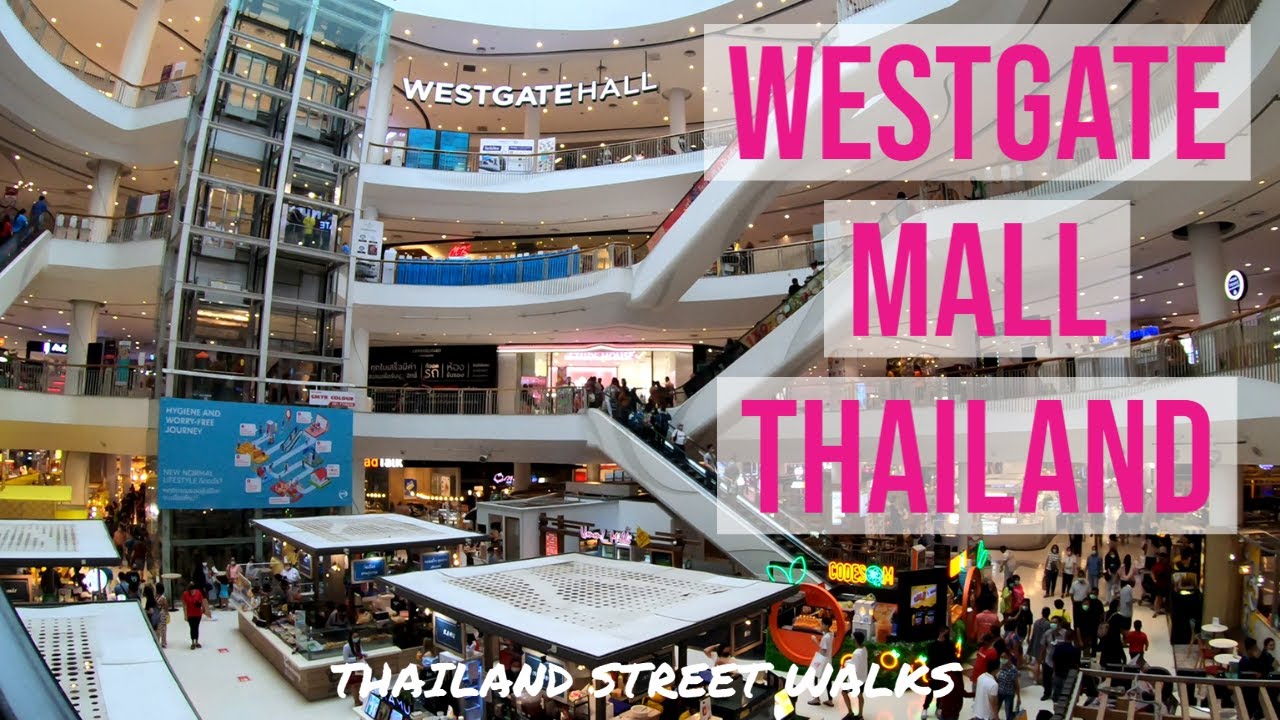 Central Plaza Westgate Mall Nonthaburi Thailand - Near Talad Bangya MRT Station - Walking Tour