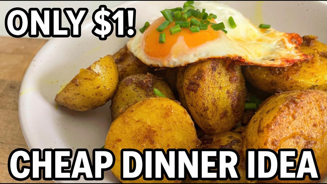 Super TASTY Curried Potatoes | $1 Dinner!