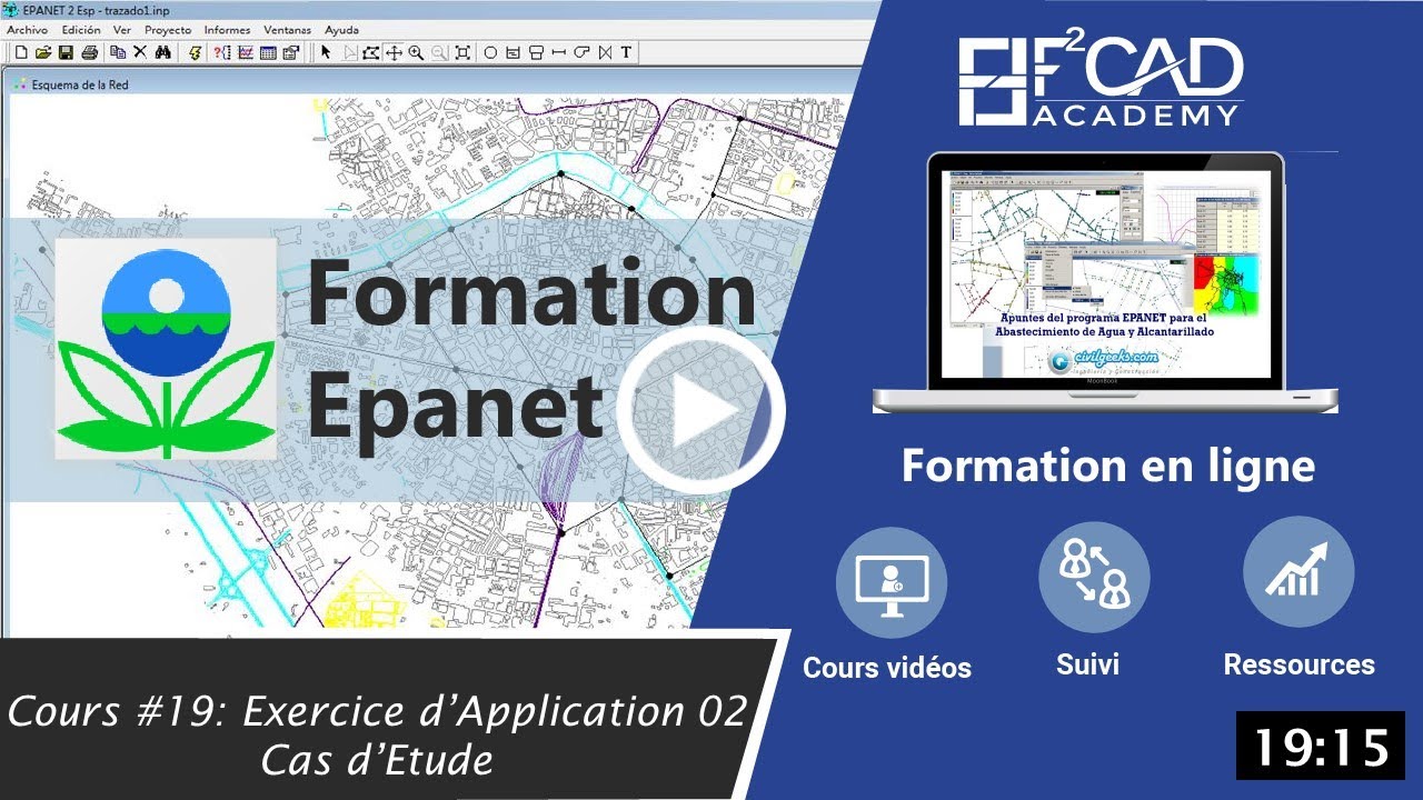Formation EPANET Dimensionnement d’un réseau de distribution d’eau