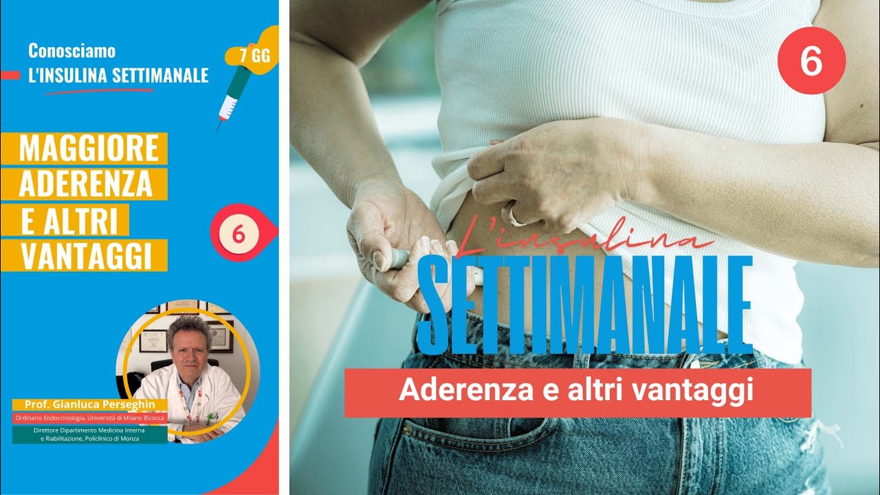 Insulina settimanale: maggiore aderenza e altri vantaggi