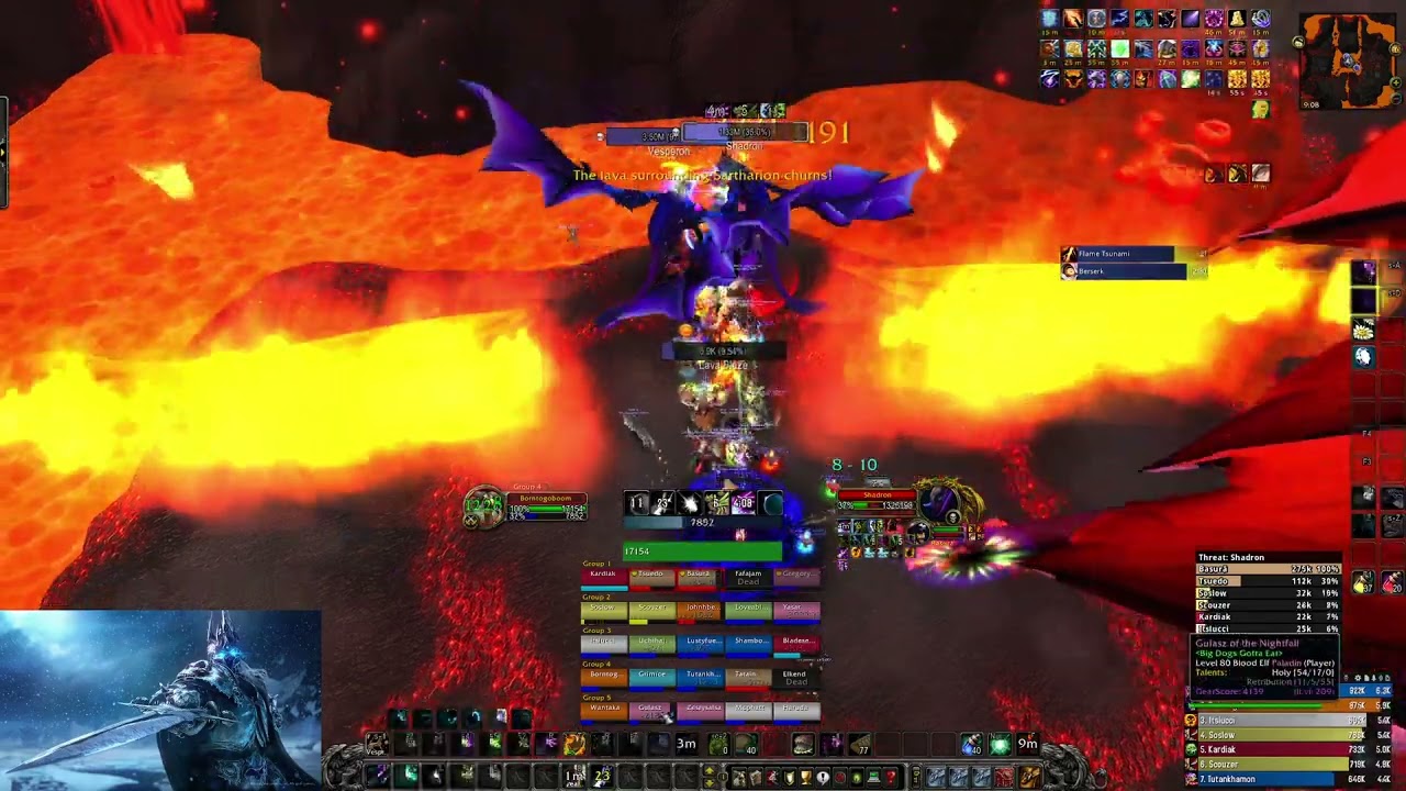 Wotlk Classic - Sartharion 3 Drake - The Obsidian Sanctum - Boomkin PoV