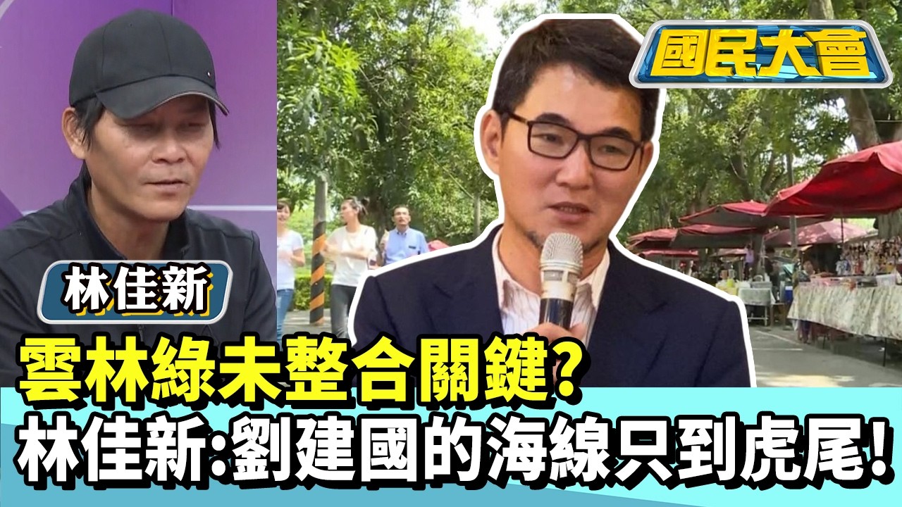 雲林綠未整合關鍵？林佳新:劉建國的海線只到虎尾！【#國民大會 精華】20260217 #林佳新 #謝龍介