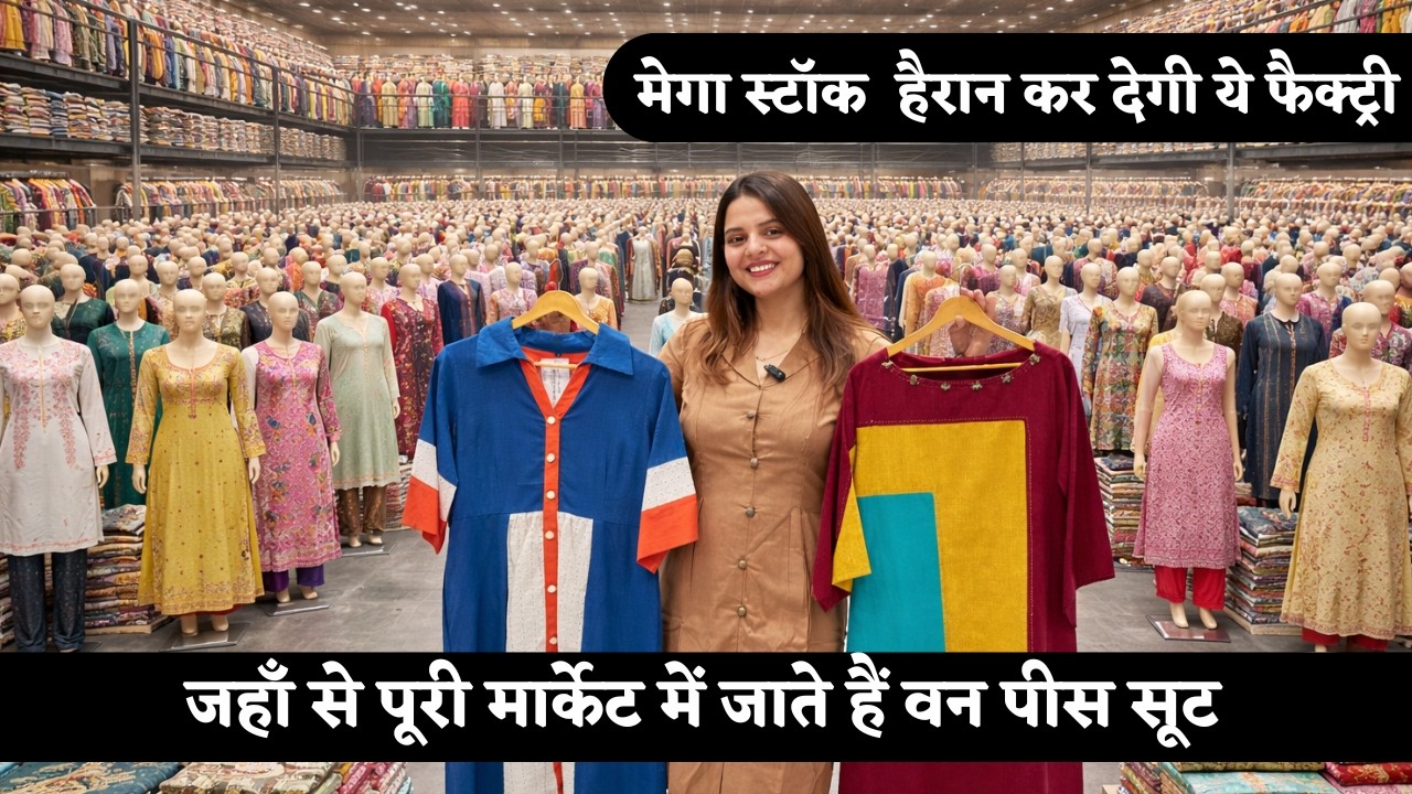 जहाँ से पूरी मार्केट में जाते हैं वन पीस सूट | one piece suit | one piece| one pice suits collection