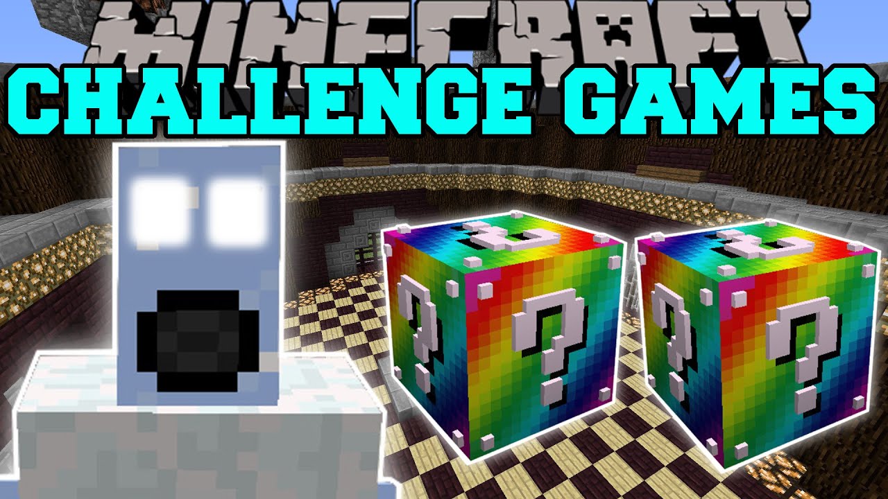 Minecraft: ИГРЫ-ИСПЫТАНИЯ С ЛЕДЯНЫМ БОССОМ - Мод Lucky Block - Мини-игра с модами