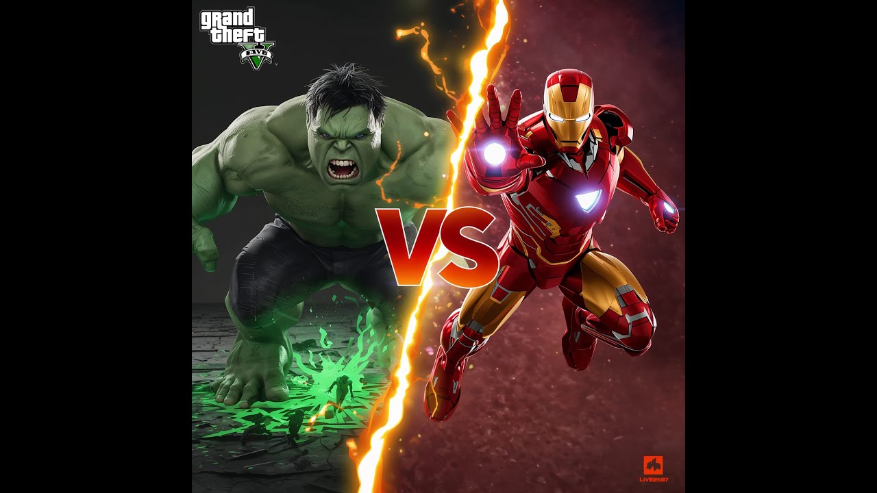 Hulk Ka Gussa 😡 vs Iron Man Tech 💥 GTA V Mods Hindi