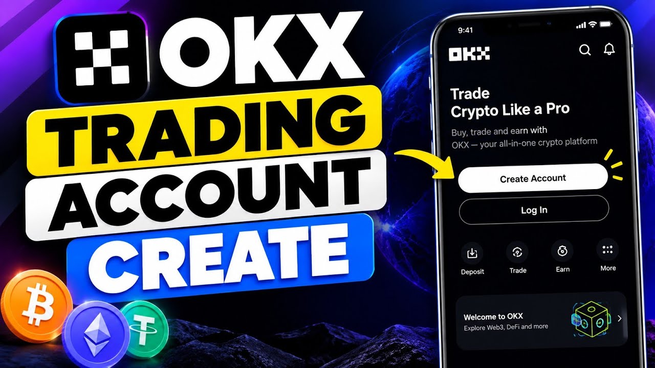OKX Trading Account Kaise Banaye | How to Create OKX Account in Pakistan, India & Bangladesh 2026