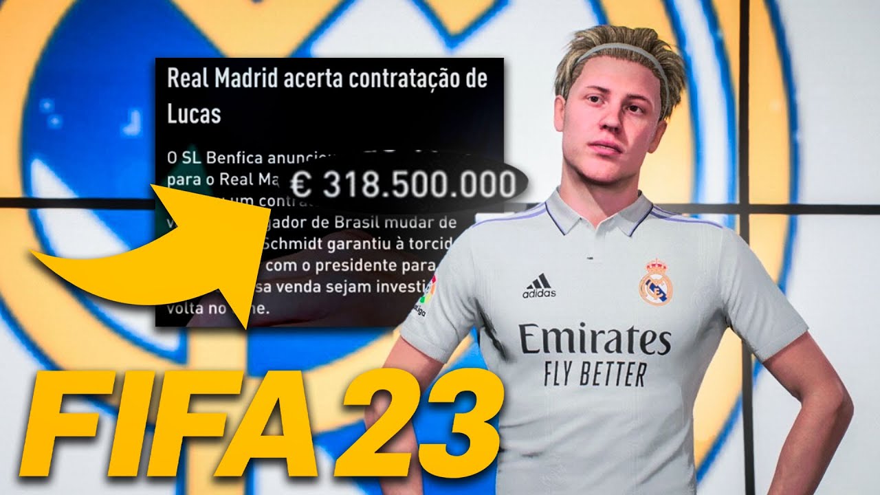 CONTRATAÇÃO MAIS CARA DA HISTORIA! FECHAMOS COM O REAL MADRID!!! MEU JOGADOR FIFA 23