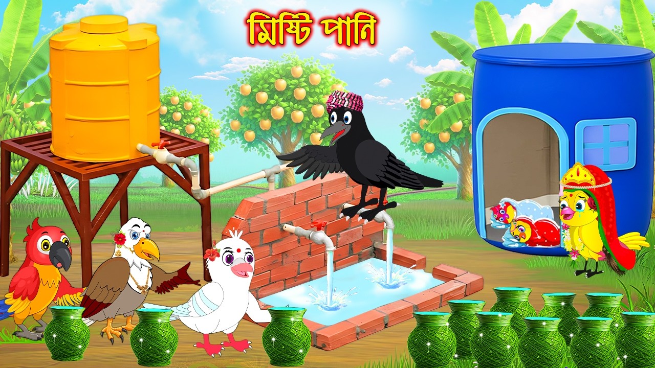 মিষ্টি পানি | Misti Pani | Bangla Cartoon | Rupkothar golpo | Tuni Pakhir Golpo | Pakhir Golpo