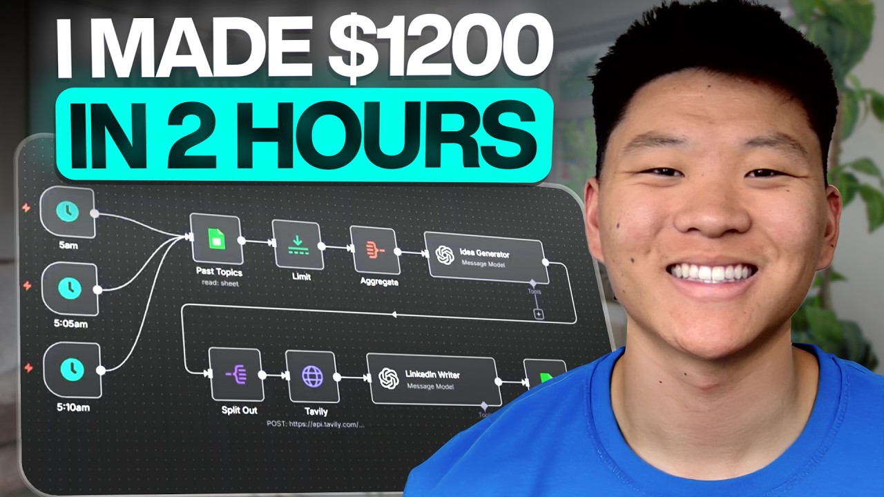 I built this AI Agent in 2 hours (and got paid $1200)