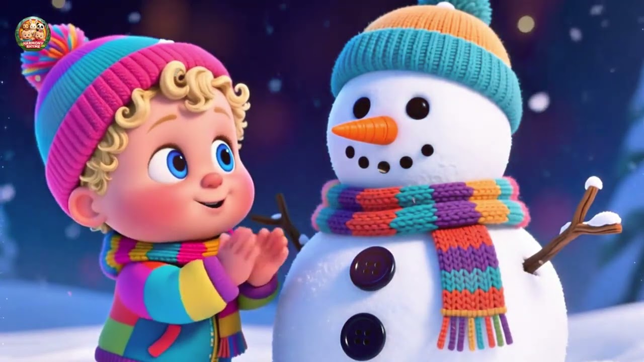Baby Snow Enjoys the Snow ❄️☃️🎶 Fun Winter Adventure Song for Kids | Nursery Rhyme