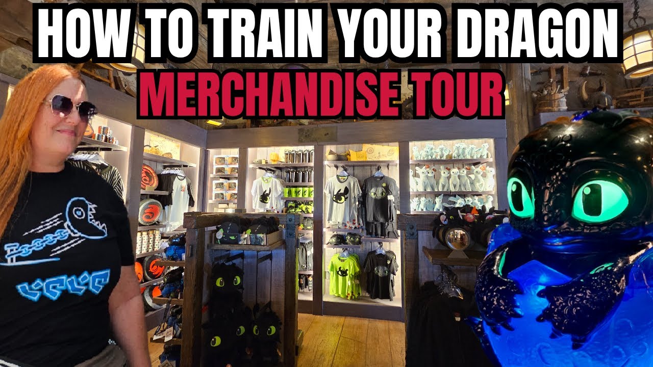 EPIC UNIVERSE Isle of Berk How to Train a Dragon Merchandise Tour with Prices! May 2025