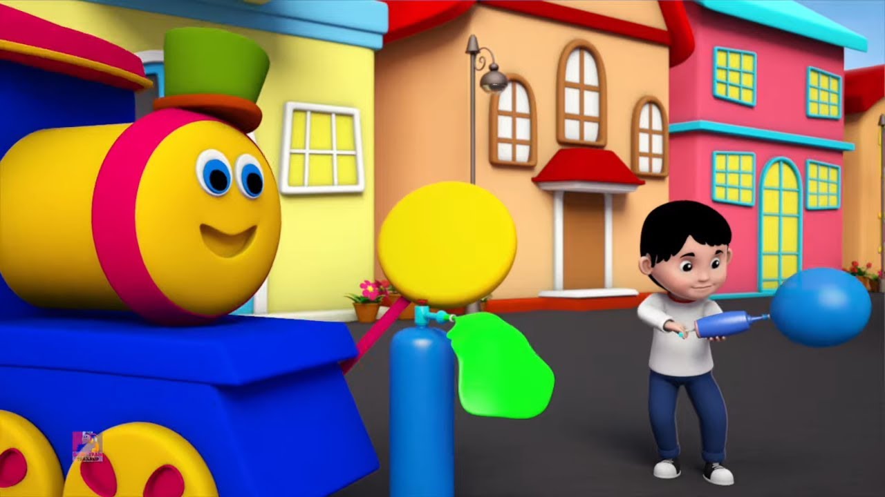 บอลลูนเพลง | เพลงสำหรับเด็ก | Balloon Song | Bob The Train Thailand | เพลง เด็ก อนุบาล