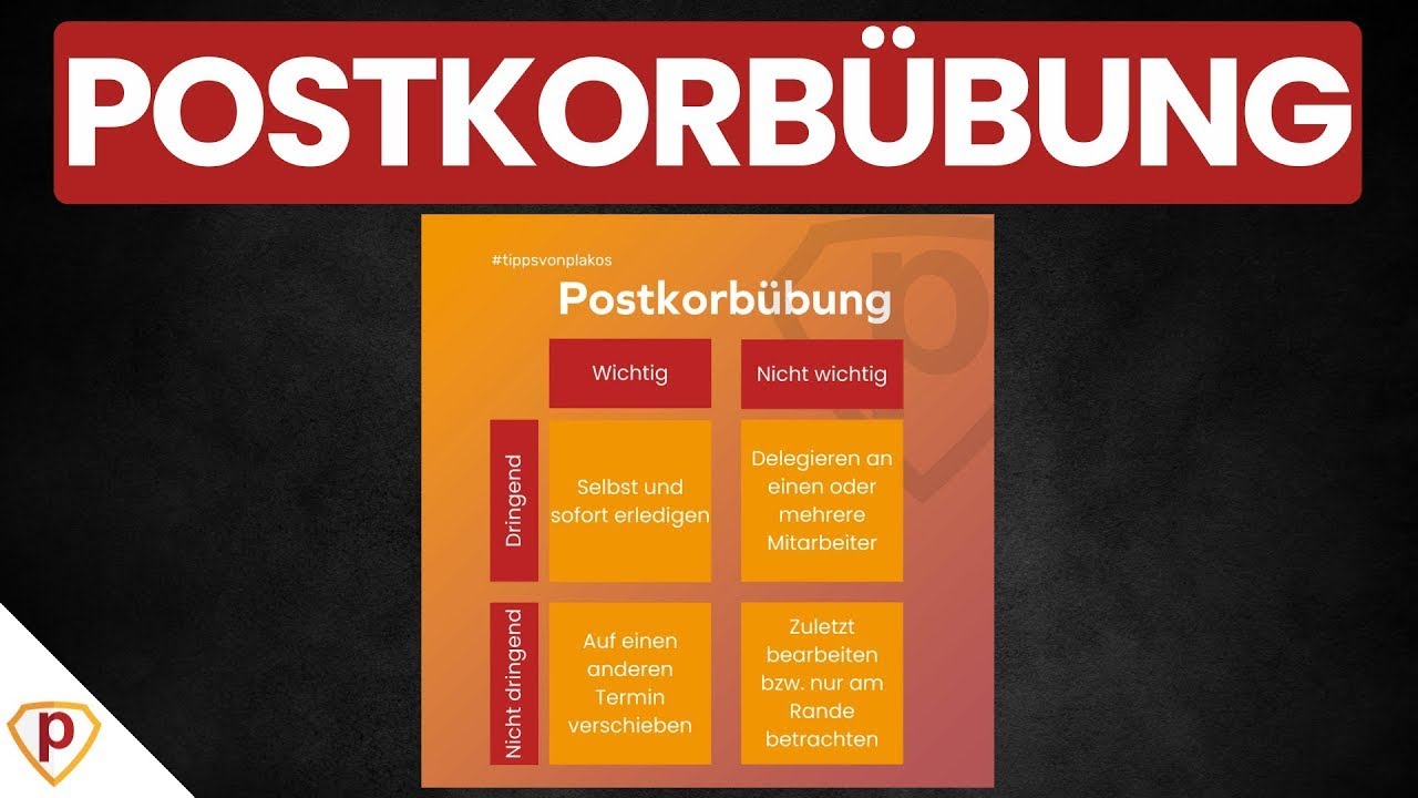 Allgemeine Postkorbübung im Assessment Center | Vorbereitung mit Plakos
