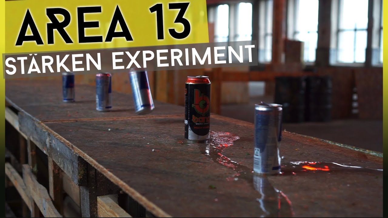 AREA13 | Adventskalender | Experiment 0,5 bis 7,5 Joule | Stärkentest | Airsoft & Paintball
