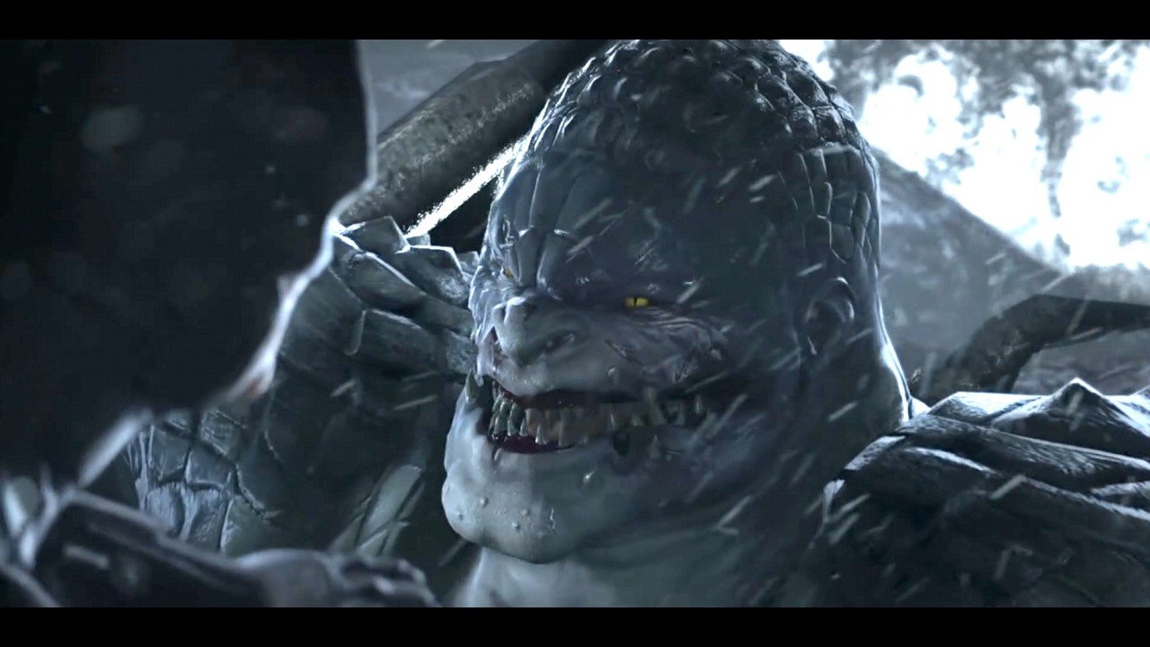 Arkham Origins-Killer Croc Boss Fight (4K Gameplay)