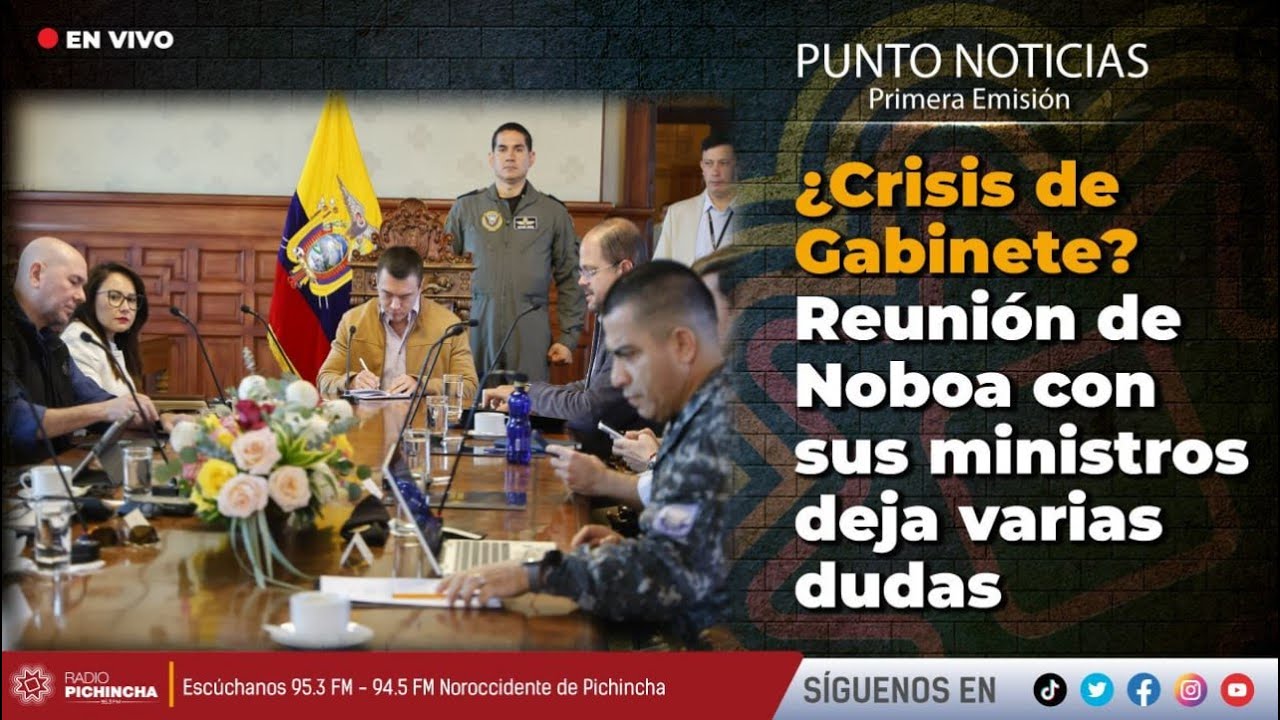 🔴 #EnVIVO | ¿Crisis de Gabinete? Reunión de Noboa con sus ministros deja varias dudas