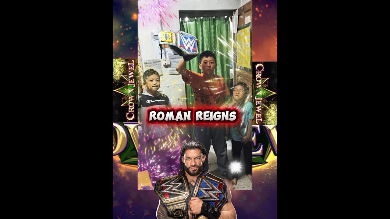 Roman Reigns vs Brock Lesnar Crown Jewel 2021 | Wrestling Fan Made. #viralvideo #wwe #like