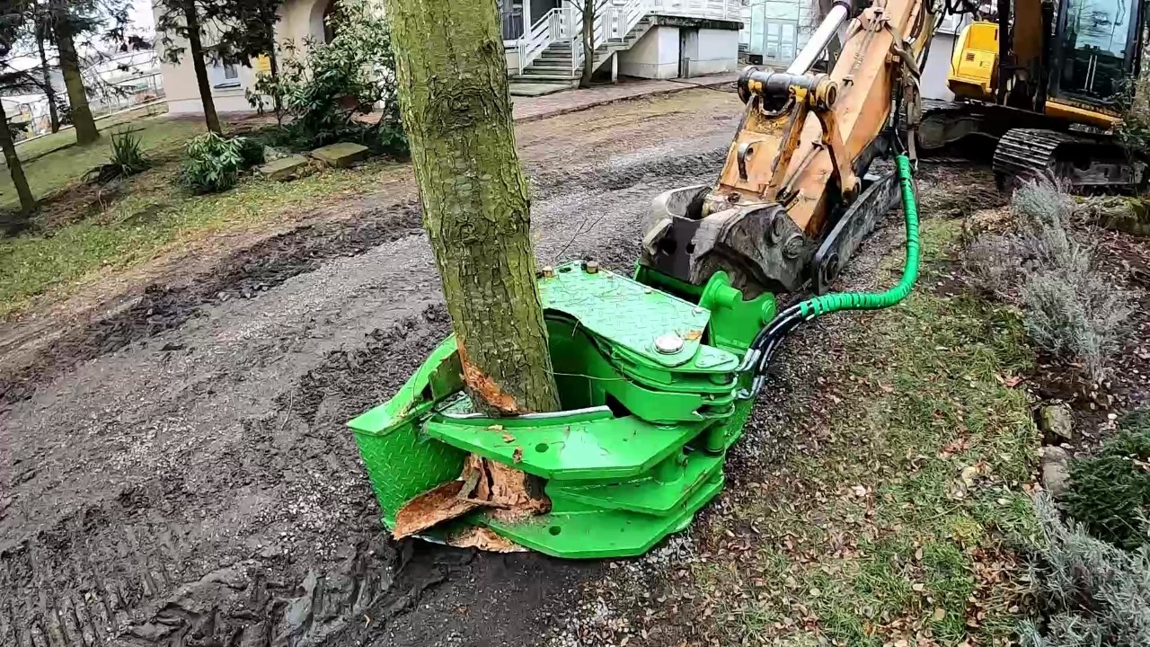 Majstruję głowicę ścinkową do koparki. Tree shear DIY S8E33