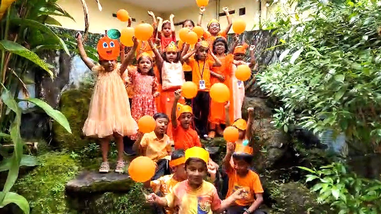 Kindergarten Section celebrated Colours,