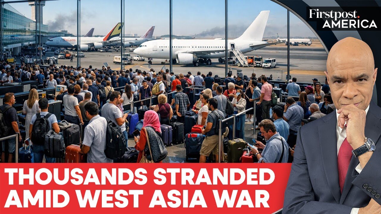 Flights Cancelled At Dubai, Doha Airports Amid Iran-Israel Conflict | Firstpost America | N18G