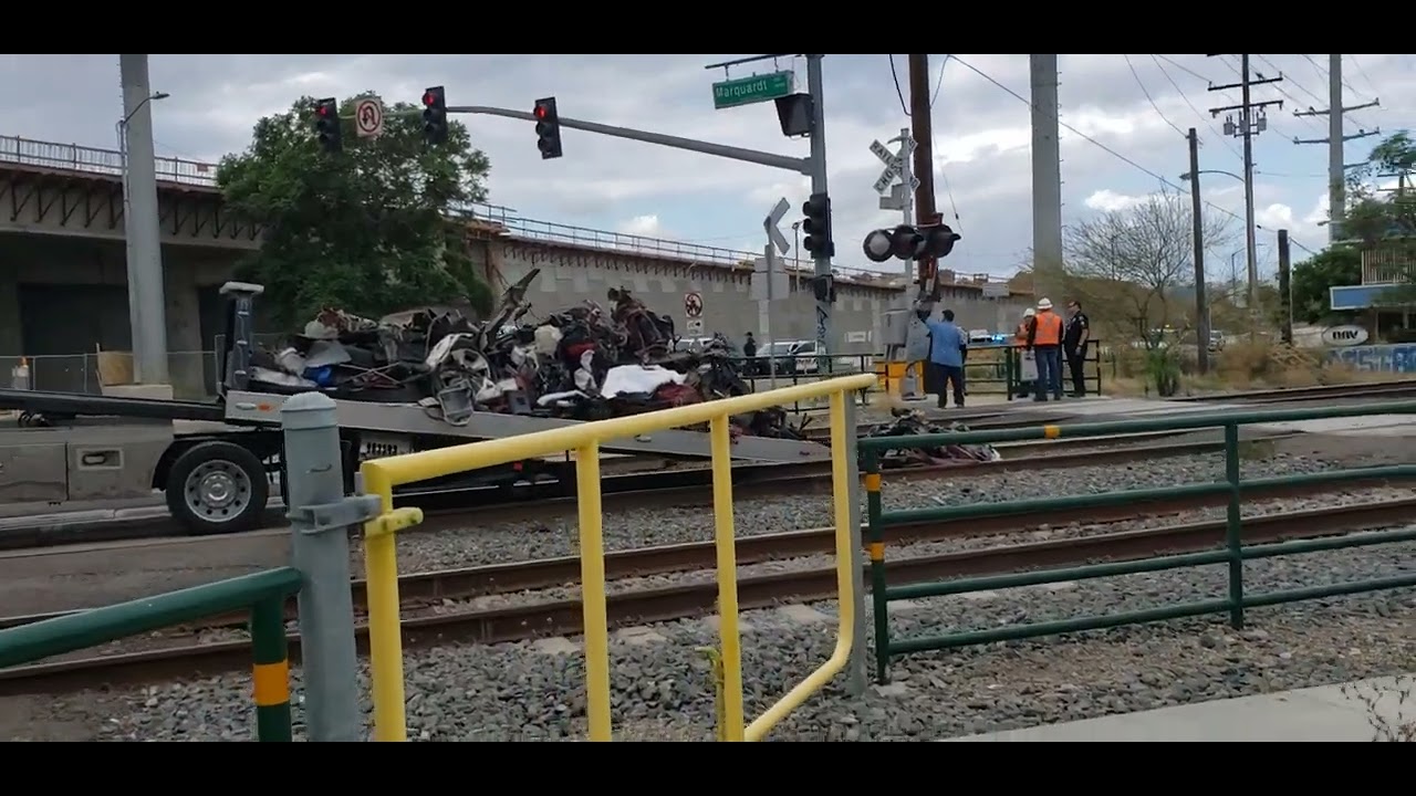 🙏 Aftermath of train/vehicle incident | Rosecrans/Marquardt Avenues | #santafesprings #lamirada