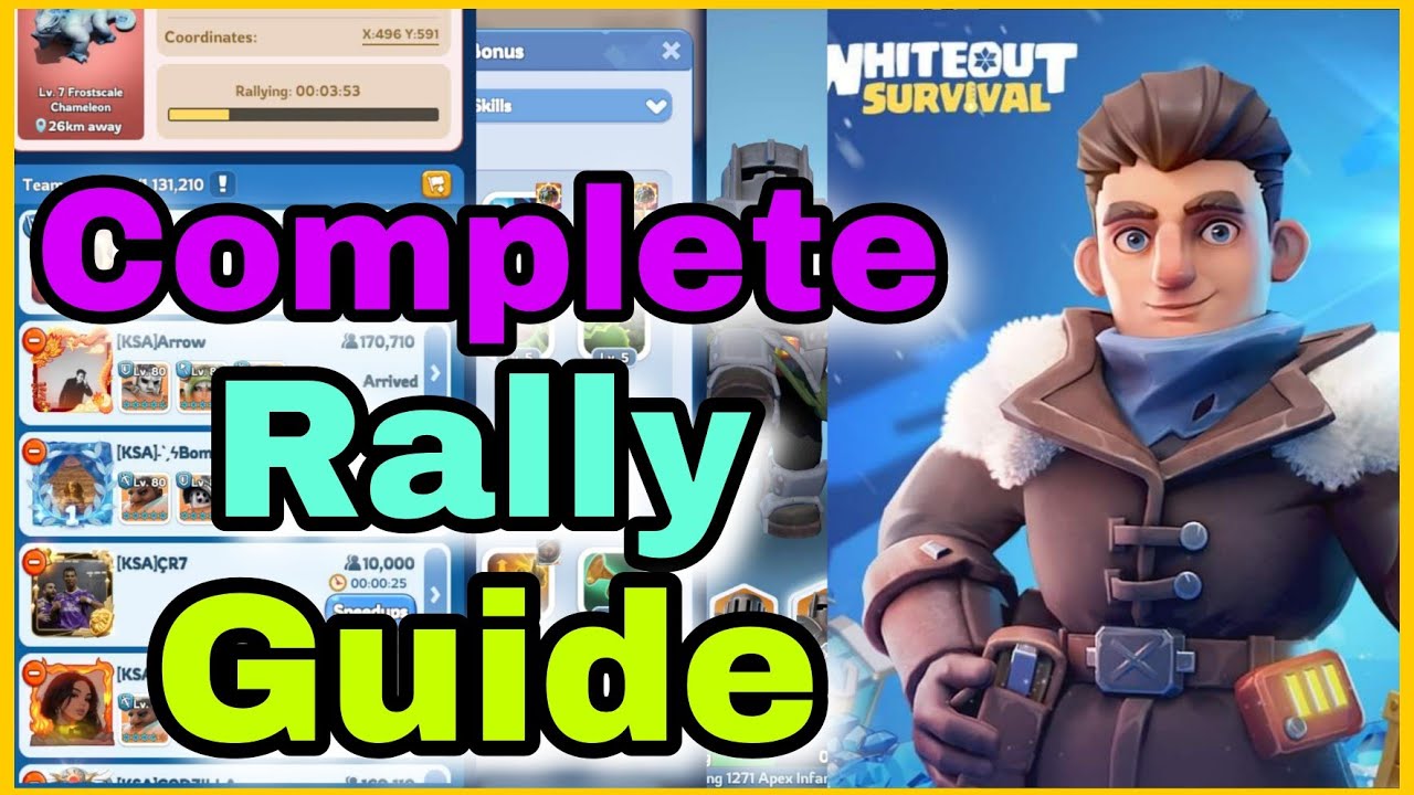 ✅ You Will Never Lose Any Battle Again | Complete Rally Guide - Whiteout Survival