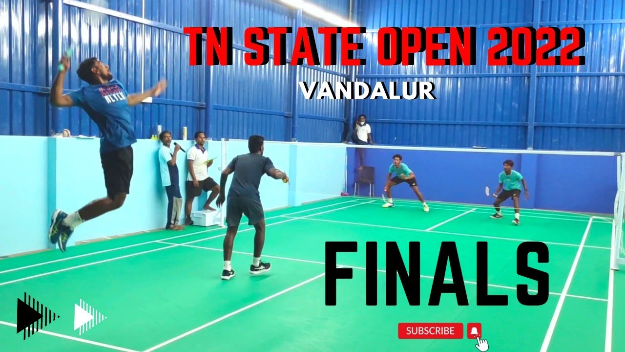 TAMILNADU LEVEL OPEN BADMINTON TOURNAMENT 2022 - MD FINALS | KALAIYARASAN DHARMA vs SAI YOKESH