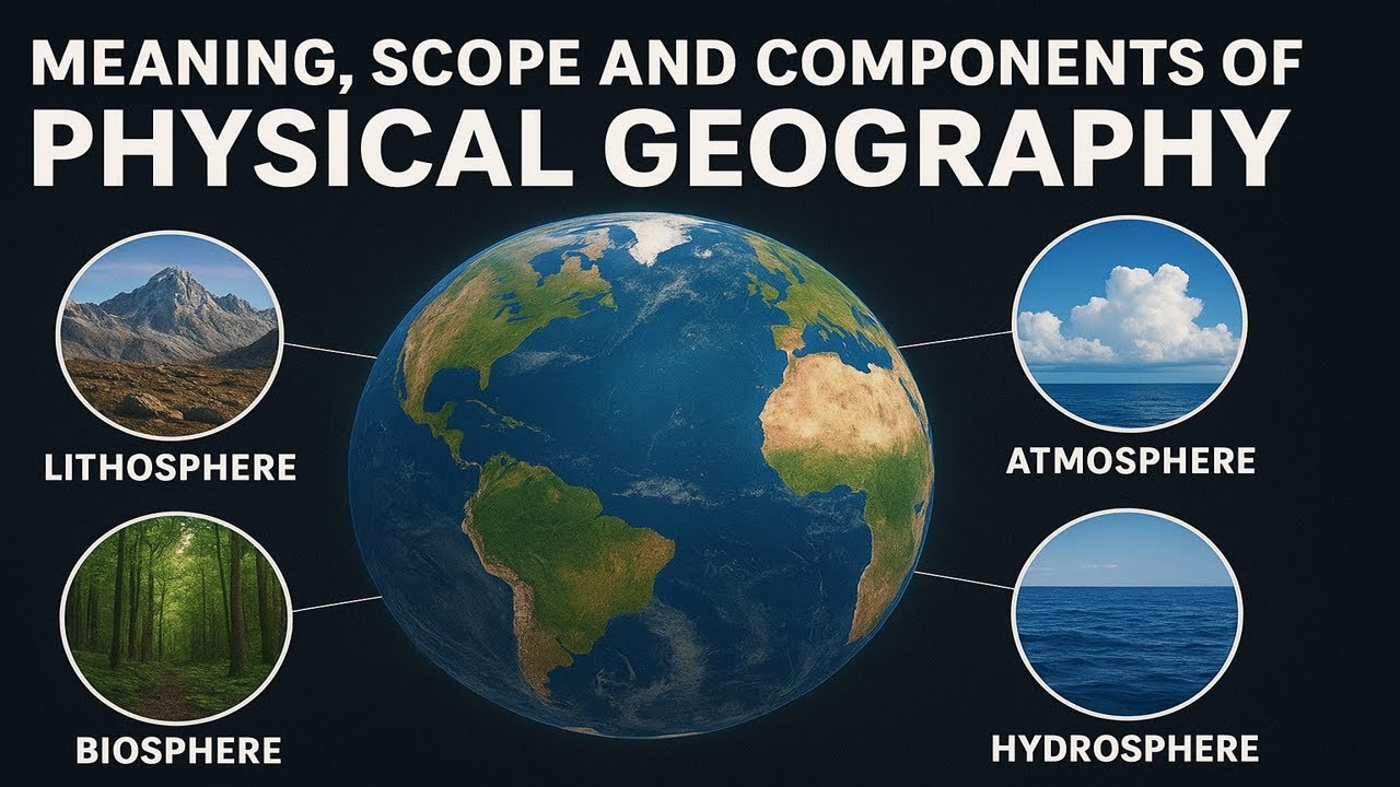 Meaning, Scope and Components of Physical Geography 🌍 | Dm Concepts 