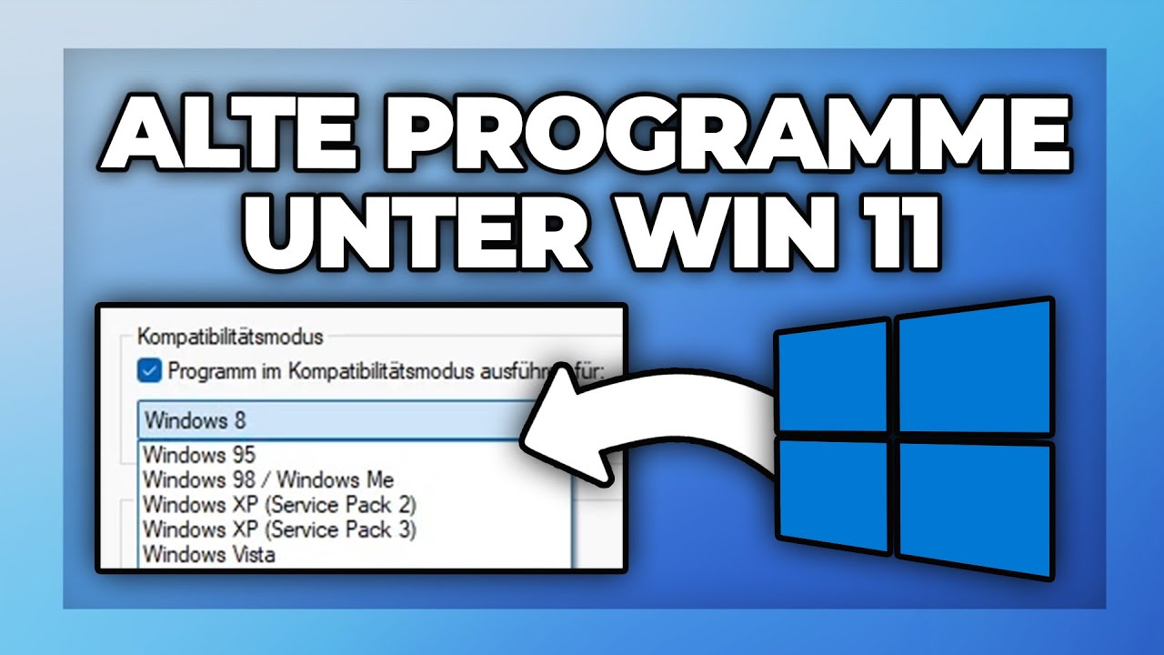 Alte Programme & Spiele unter Windows 11 starten - Kompatibilit&auml;tsmodus aktivieren Tutorial