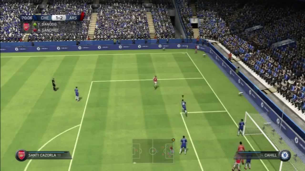 FIFA 15 Gameplay Premier League Chelsea 3 - 2 Arsenal PS3 HD