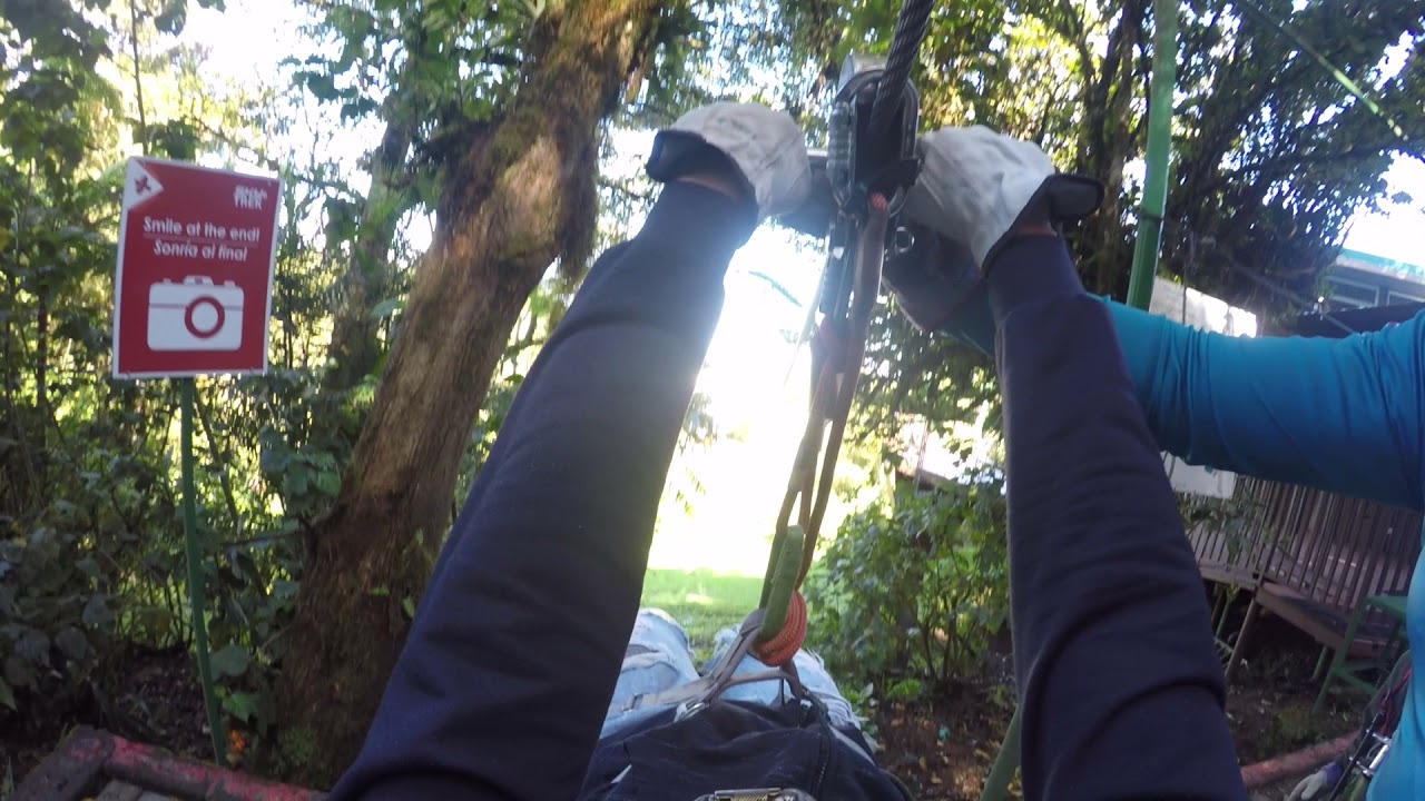 Zipline #1 at Sky Trek Monteverde